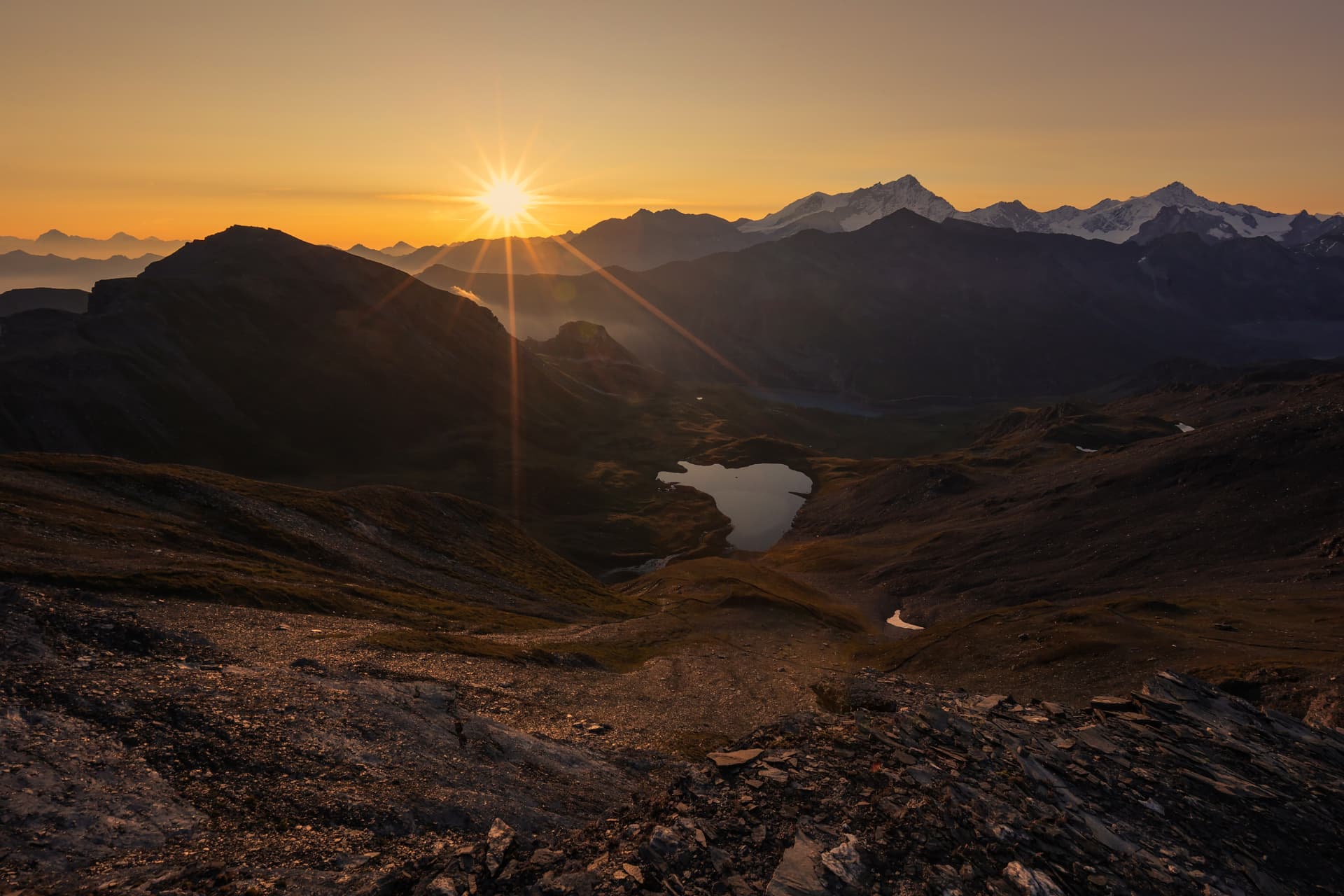 Sasseneire 3254 m — eine Nacht im Zelt auf dem Col de Torrent