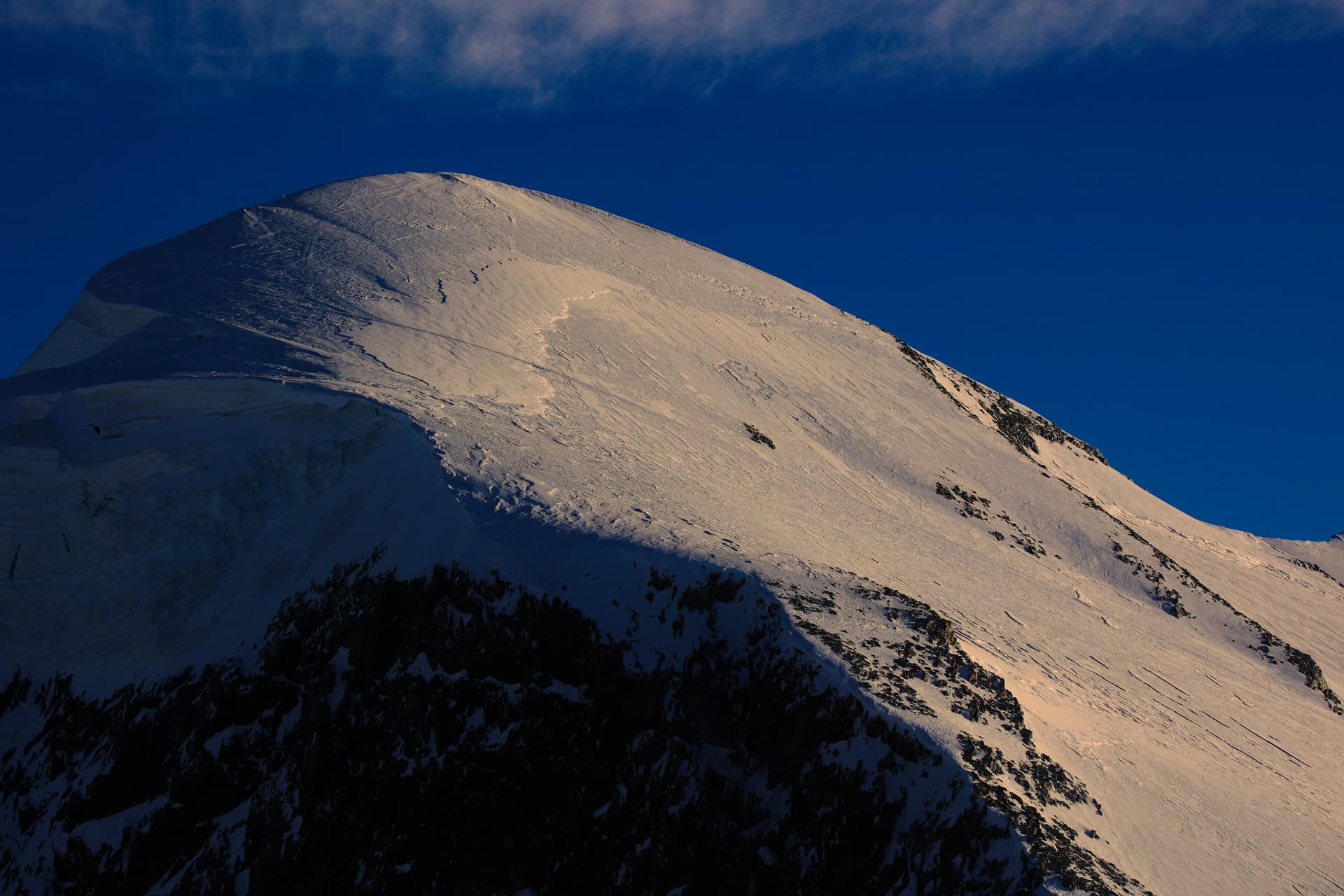 Breithorn 4164 m im Winter — Tagestour vom Klein Matterhorn